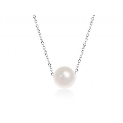 Freshwater Cultured Pearl Necklace With Extendable Chain Length!