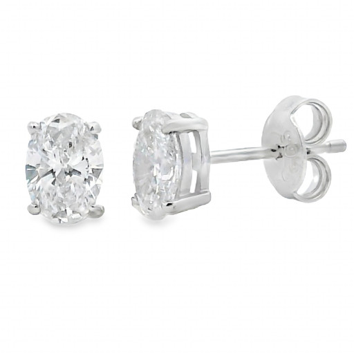 Pear Shape Diamond Studs